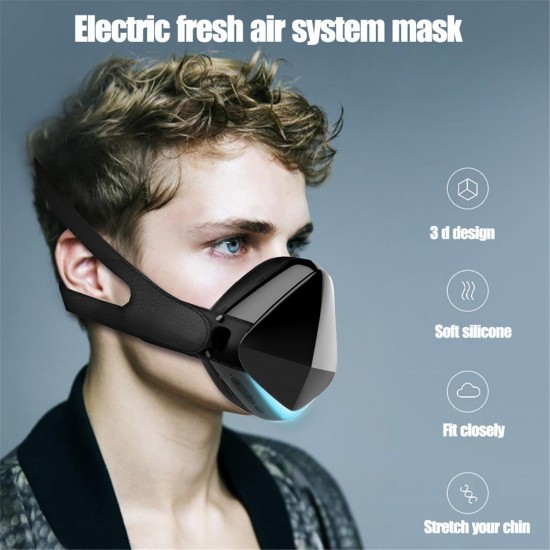 Northeast Pledge Sometimes sometimes Masca de protectie Smart cu ventilatie, purificator aer